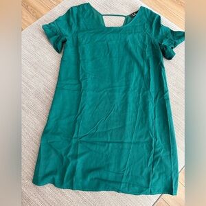 Lulus Shift Dress with Ruffle Sleeves
